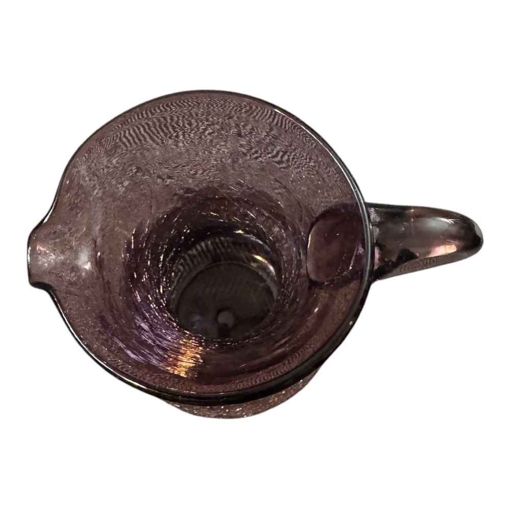 Blenko Amethyst Purple Crackle Glass
Miniature Pitcher - Picture 5 of 6